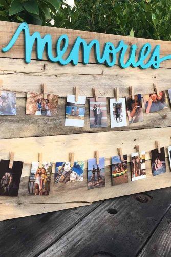 Photo Board Decoration Idea #memoriesboard