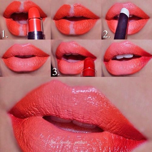 Ombre Lips Makeup Step by Step picture 5