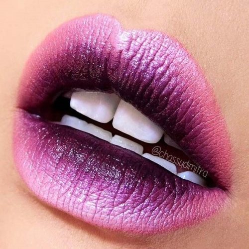 Trendy Ombre Lips Makeup picture 2