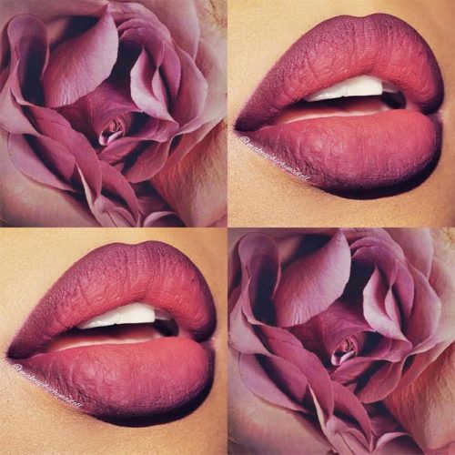 Trendy Ombre Lips Makeup picture 4