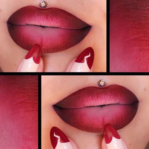Trendy Ombre Lips Makeup picture 6