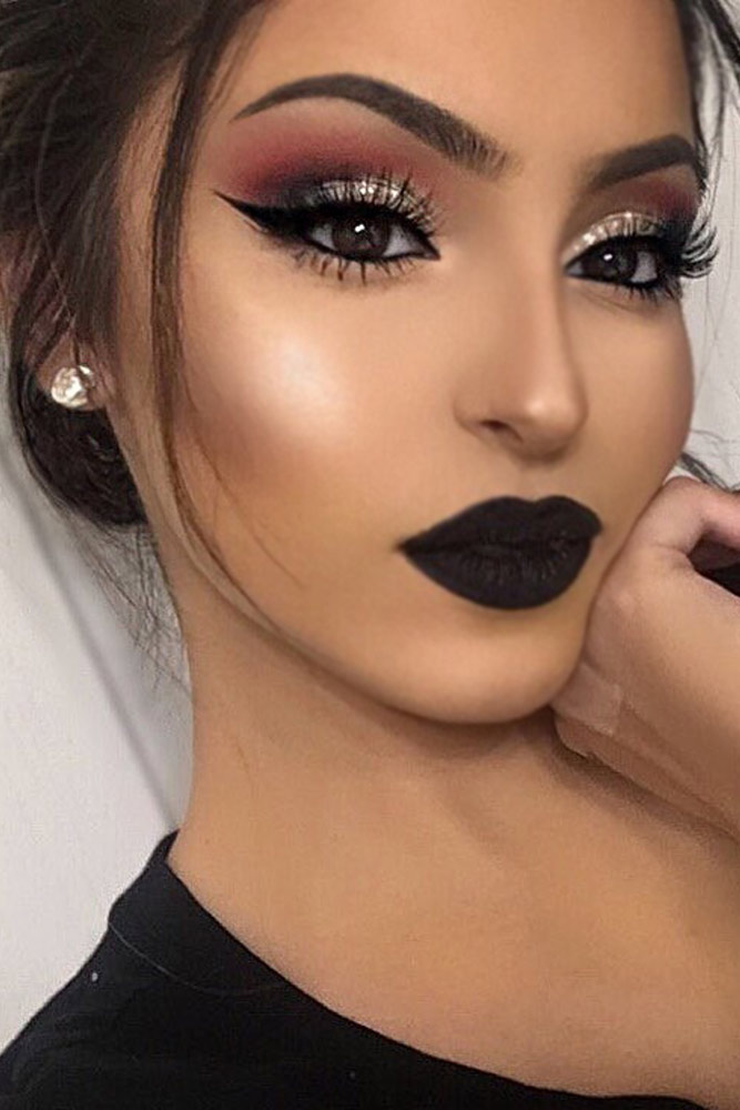 glam makeup