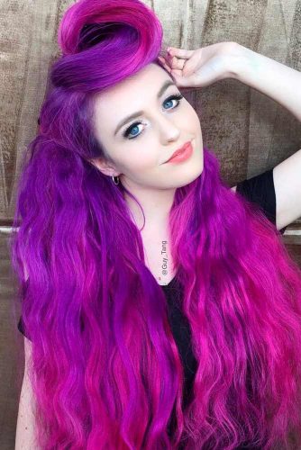 15 Gorgeous Options For Purple Ombre Hair