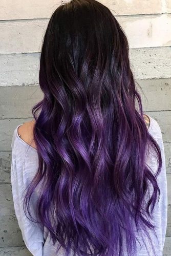 15 Gorgeous Options For Purple Ombre Hair