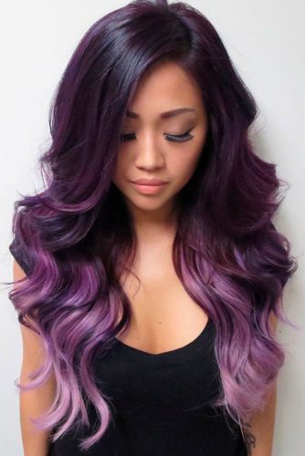 15 Gorgeous Options For Purple Ombre Hair