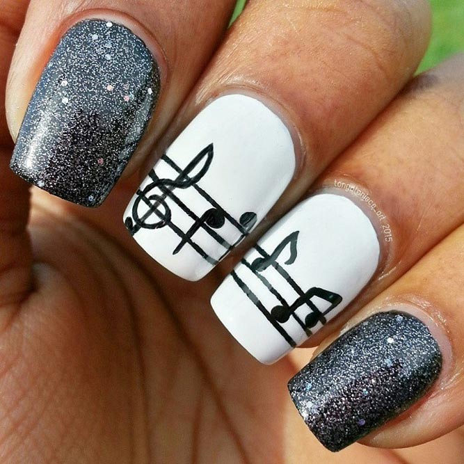 Musical Interlude Nail Ideas