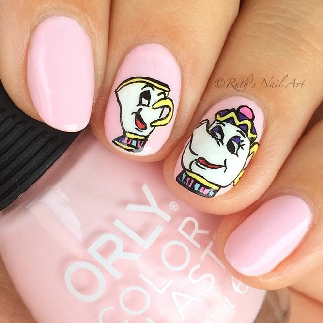 Tea Time Nail Art Design