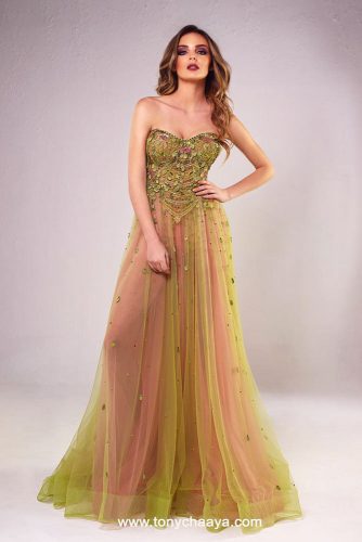 Long Off-Shoulder Prom Dress Option