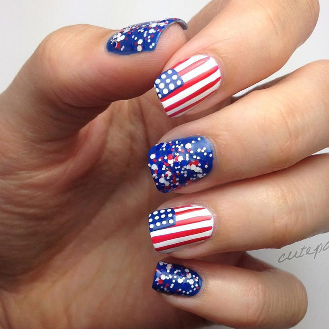 Popular 4th Of July Nails To Feel Like America's Supergirl