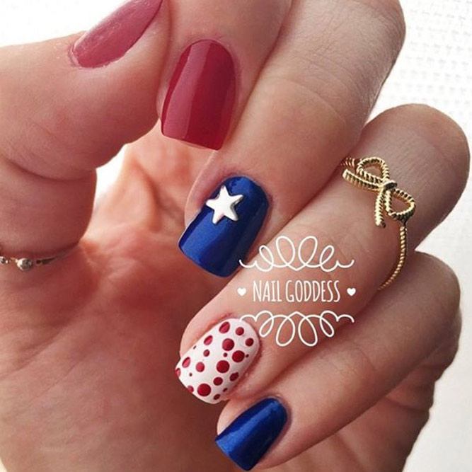 Patriotic Mani Ideas picture 1