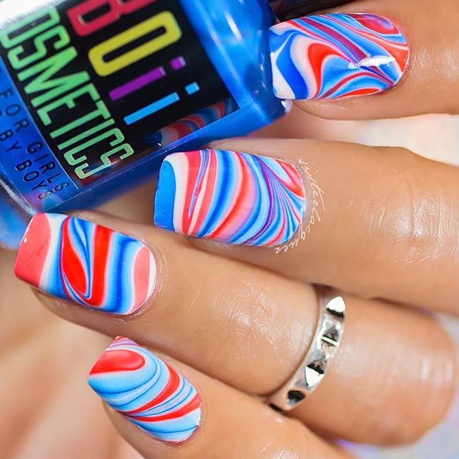 Red, White and Blue Holiday Nail Designs picture 6