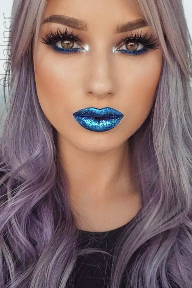42 Blue Lipstick Shades Were Falling For This Season