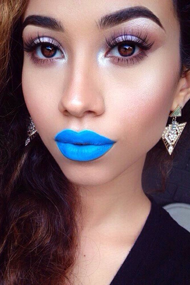 42 Blue Lipstick Shades We're Falling For This Season