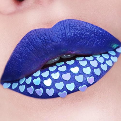Fantastic Blue Lipstick Makeup picture 4