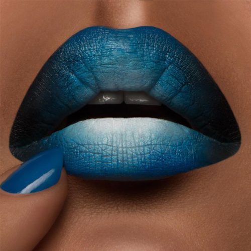 Stunning Makeup Ideas with Blue Lipstick picture 1