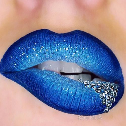 Stunning Makeup Ideas with Blue Lipstick picture 2