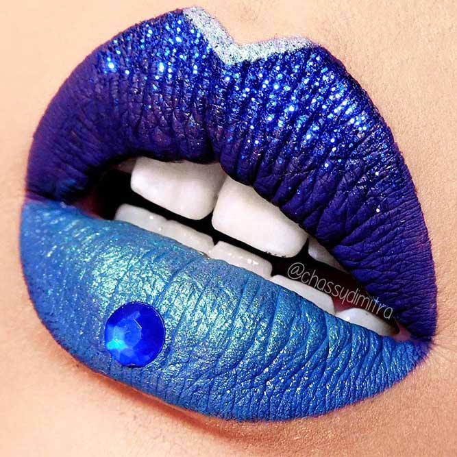 42 Blue Lipstick Shades We're Falling For This Season