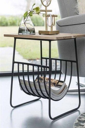 Industrial Coffe Table Design With Storage Space #industrialstyle