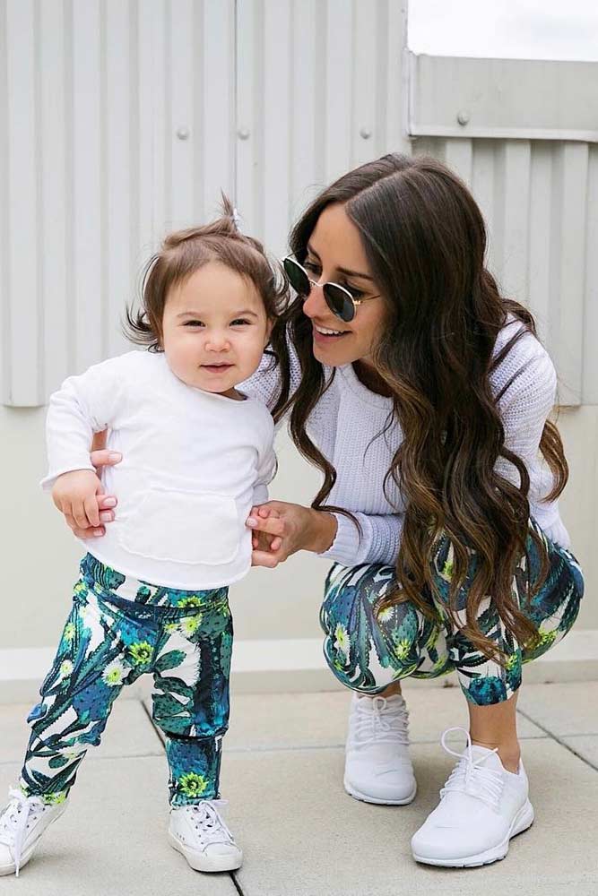 Cute matching outfits for mom hot sale and son