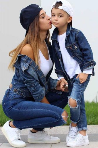 Mom and son outfits for cheap pictures