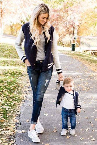 Matching mum and son outfits best sale