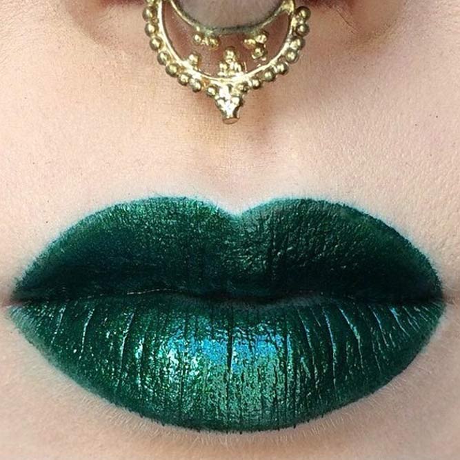 42 Magical Shades of Green Lipstick