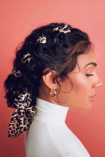 Braided Updo With Ribbon #braidedhairtyle #hairribbon