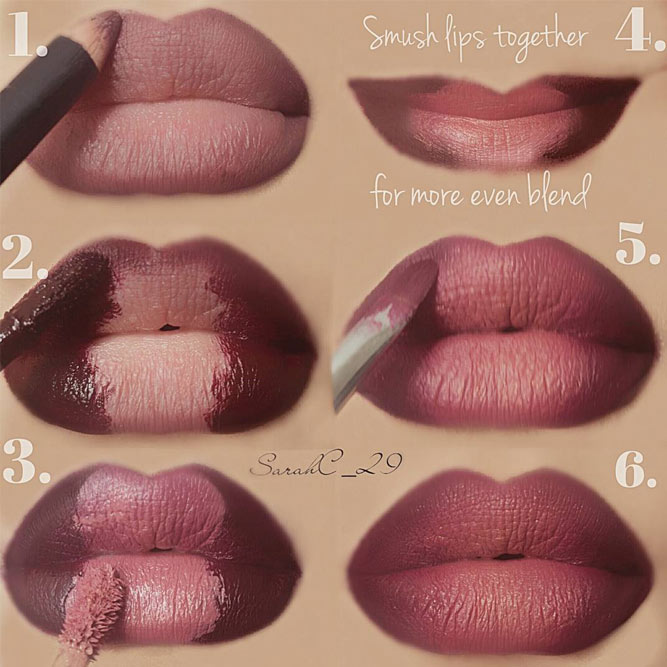 Lips Makeup Ideas Step by Step picture 3