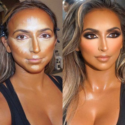 Concealer And Bronzer For Contouring #concealer #bronzer
