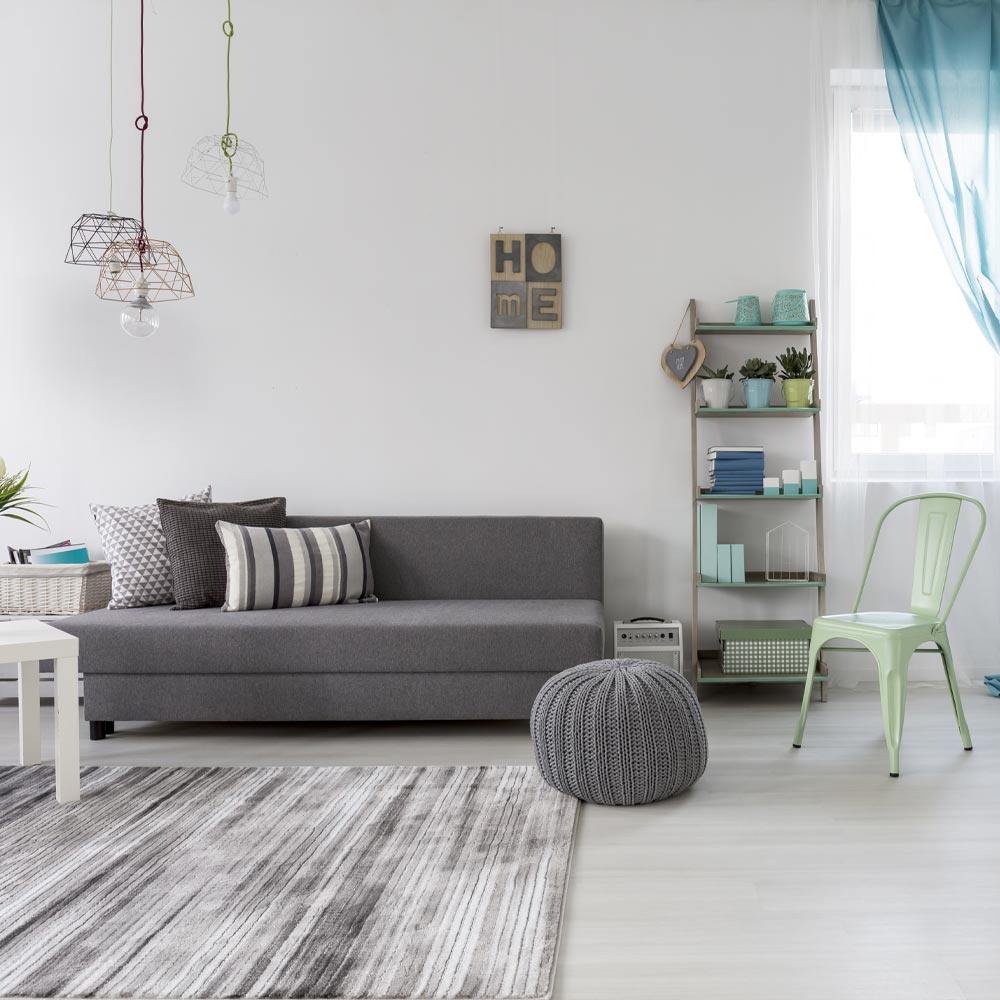 Classy Light Colored Living Room