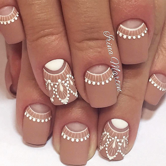 27 Elegant And Hip Designs For Matte Nail Polish