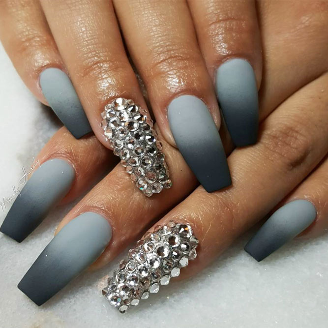 27 Elegant And Hip Designs For Matte Nail Polish