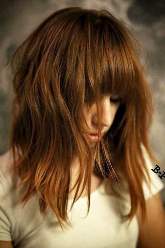 Fabulous Textured Long Bob with Bang picture 4