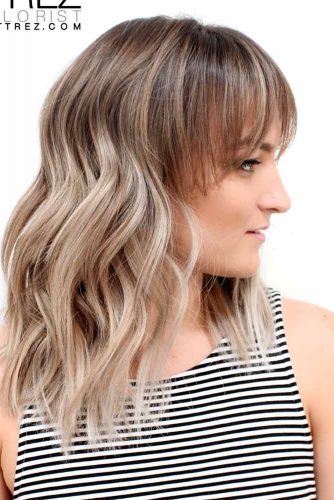 Stylish Ideas for Medium Hair with Bangs picture 1