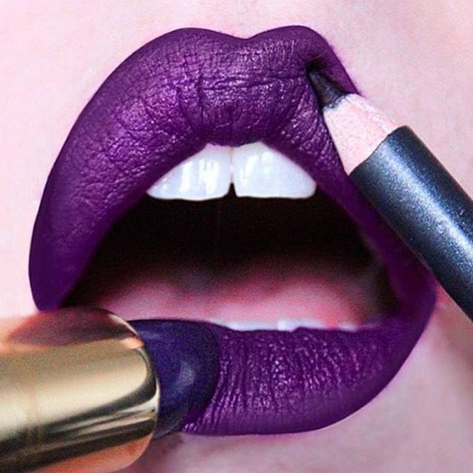 Popular Purple Lipstick Shades