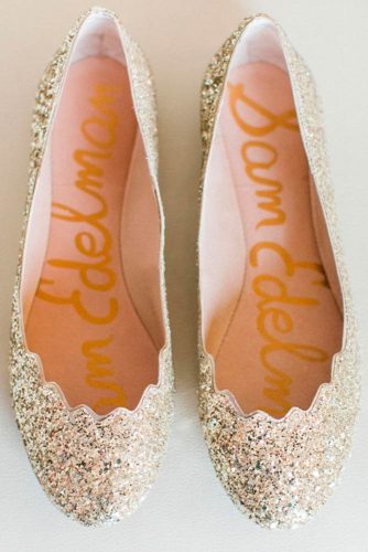 Stylish flat shop shoes for wedding