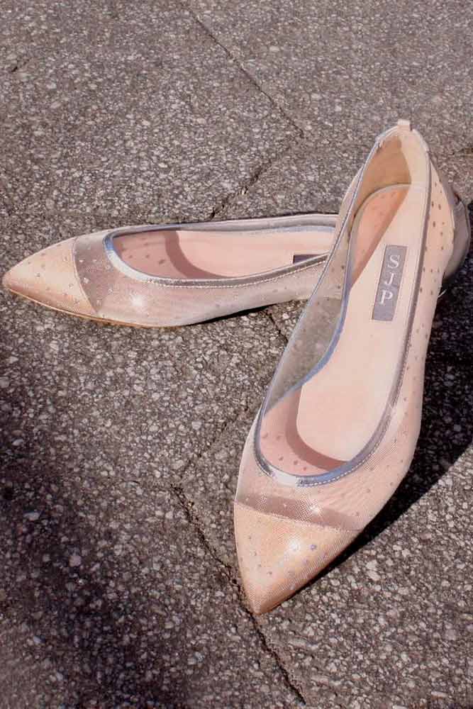 nude wedding flats