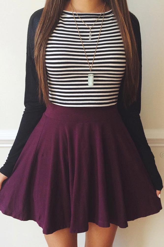 Back to School Outfit Ideas with Skirts picture 1