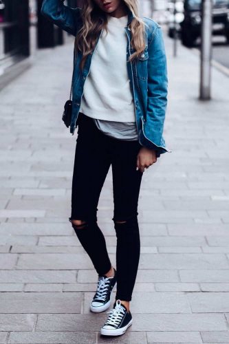 Black Jeans For Your Trendy School Look