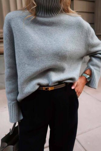 Cozy but Fashionable School Outfits With Sweaters