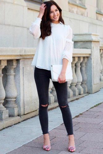 Black Jeans For Your Trendy School Look