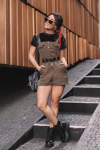 Short Overalls For School Outfits #overalls #shortoveralls
