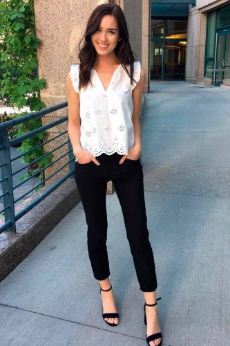 Black Jeans For Your Trendy School Look