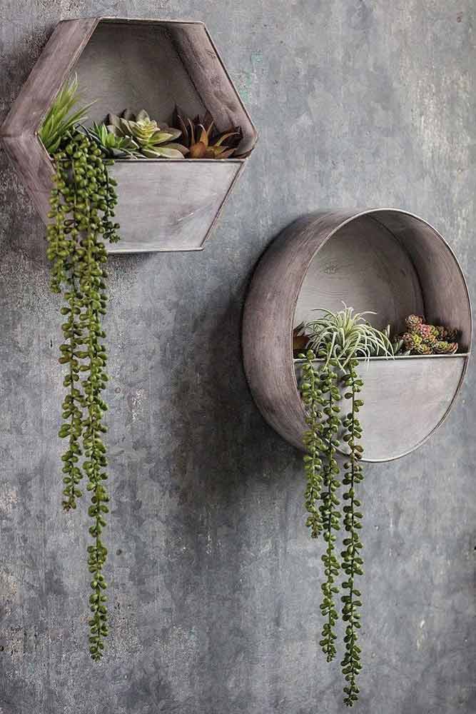 Geometric Plants Holders For Wall Decor #plantsholder