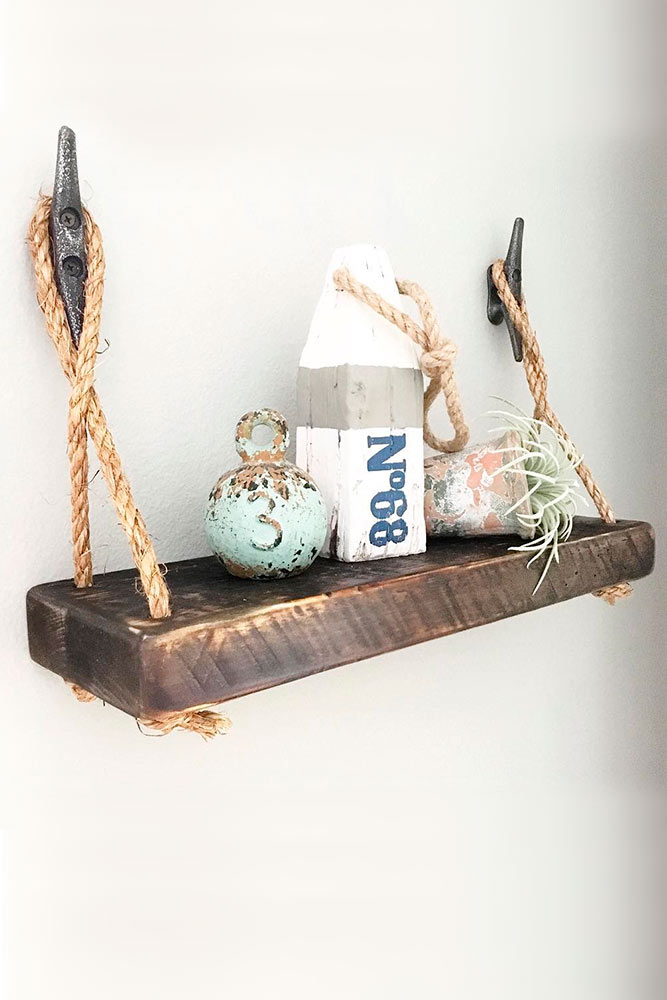 Rustic Shelves as Wall Decorating picture 1