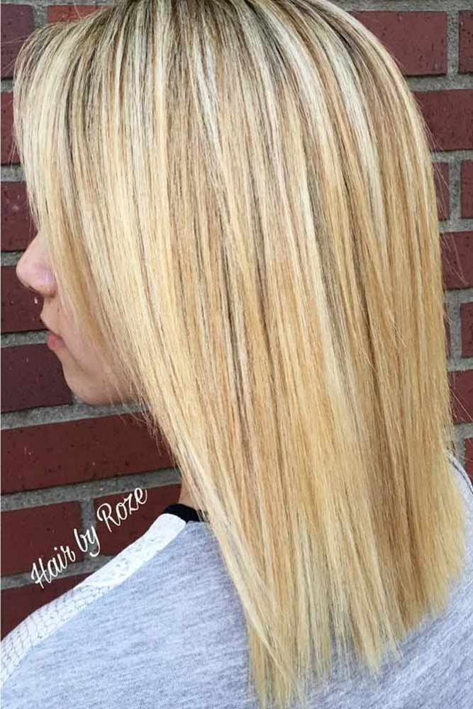 Lovely Blonde Balayage Medium Hair picture 2