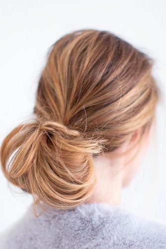 Stylish Low Buns and Top Knots picture 5