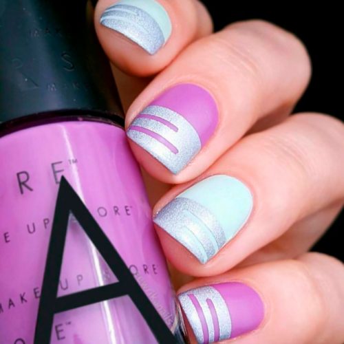 Striped Mani