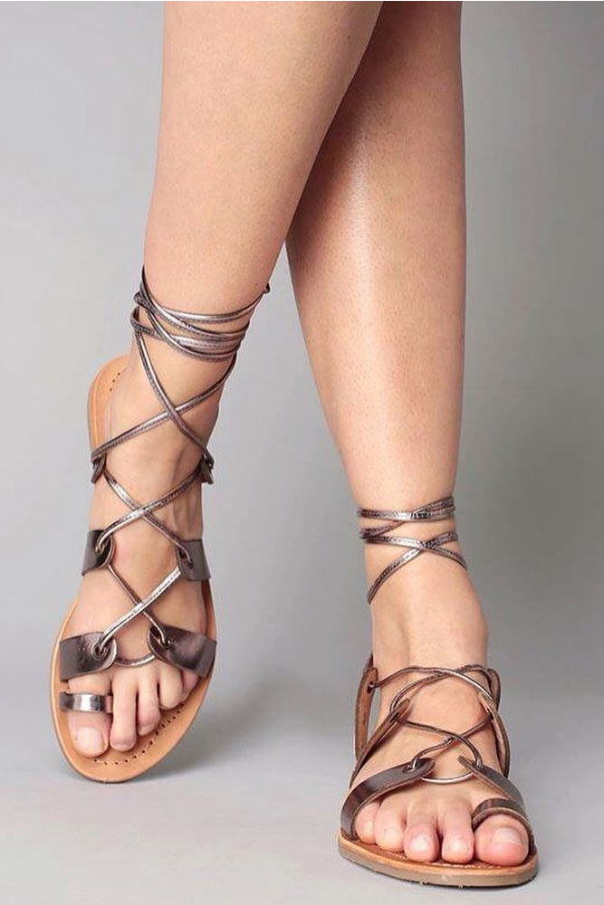 strappy sandals heels