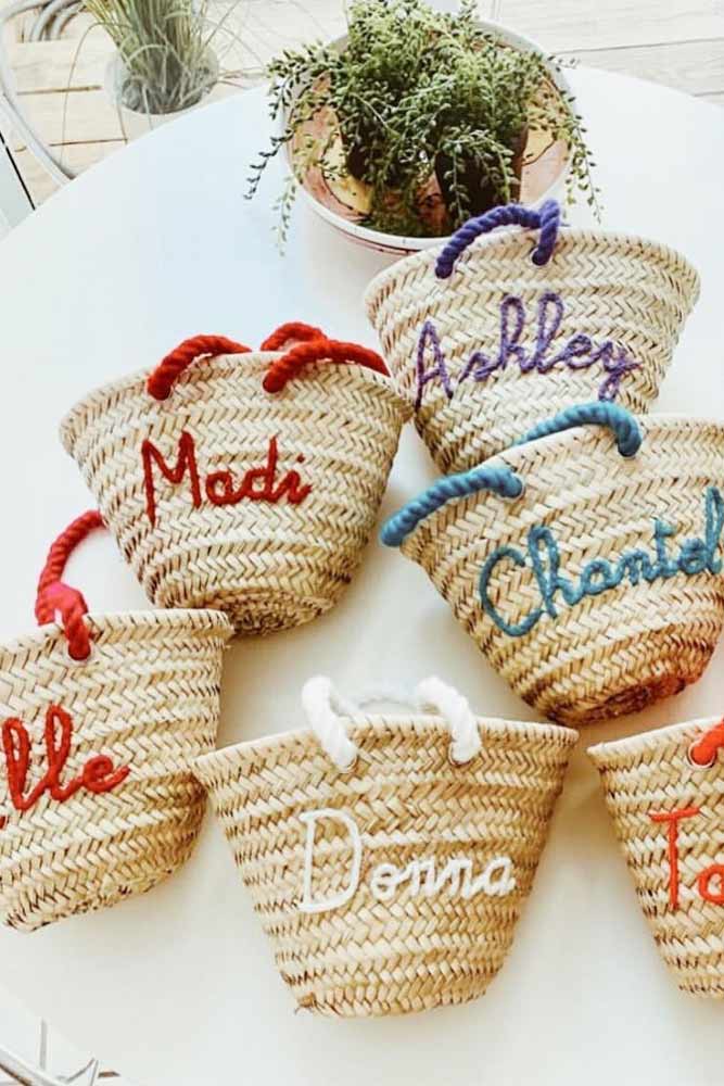 Personalized Bridesmaid Bags With Gifts